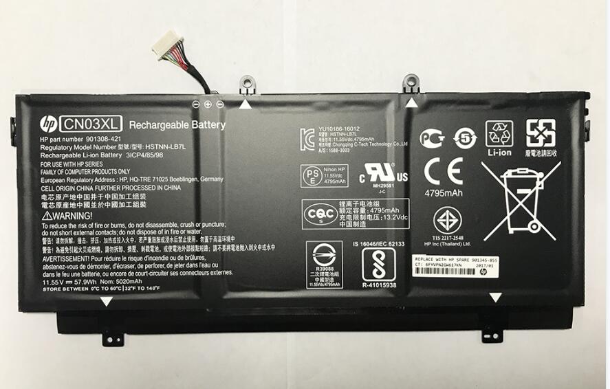 New 3-cell HP Spectre x360 13-w002ng 13-w002nia Battery