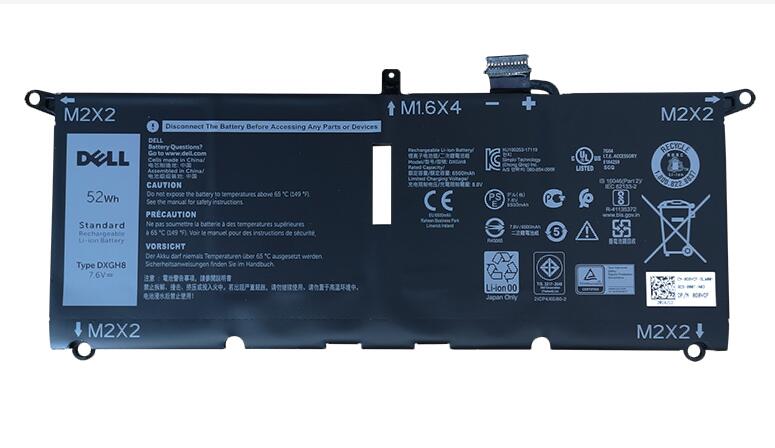 52Wh Dell XPS 13-9370-D1701S Battery
