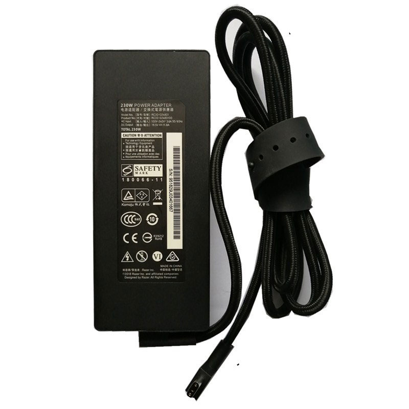 230W Razer Blade Pro 17 Power Adapter AC Charger