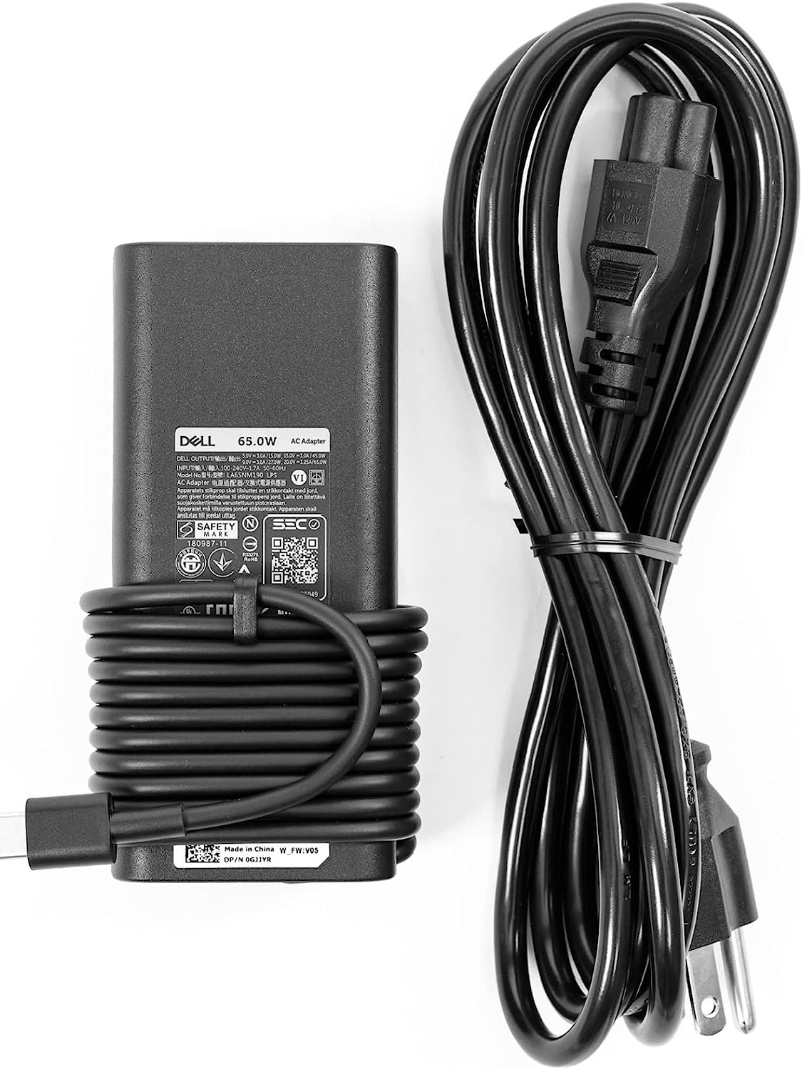 Slim USB-C 65W Dell Latitude 7420 (Y1CRX) Charger AC Adapter Power Cord
