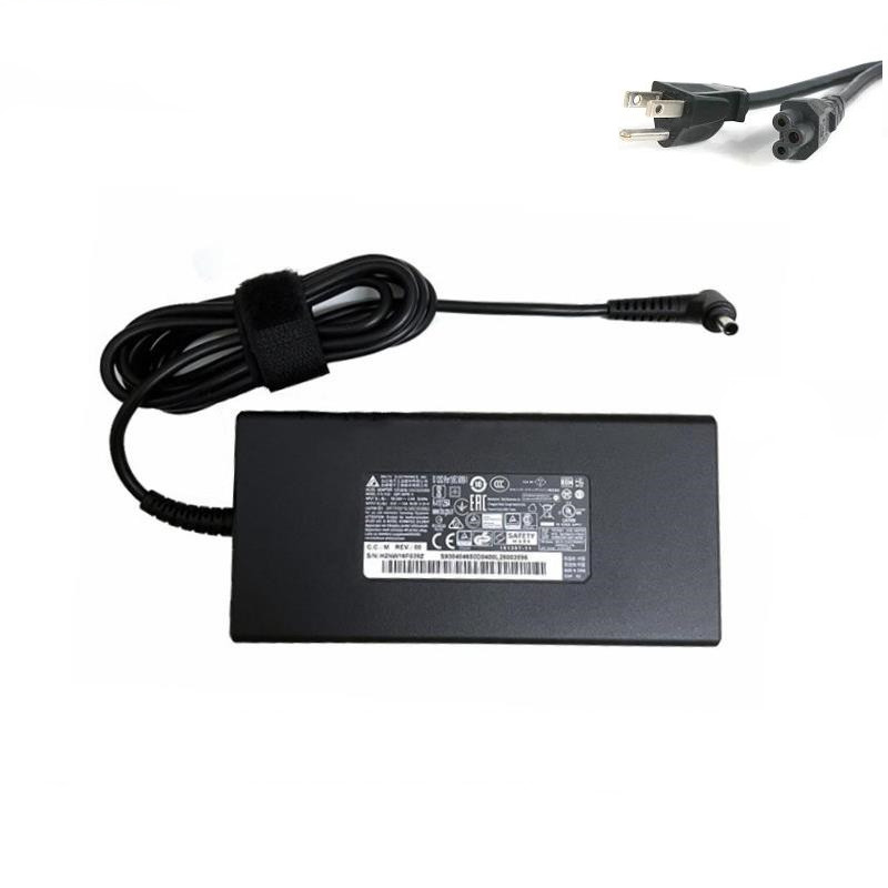 180W 20V MSI Creator 15 A10SDT-065ES Charger AC Adapter Power Cord
