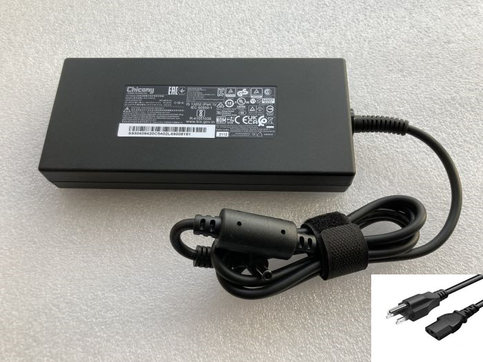 240W MSI GS66 Stealth 12UGS-002XES Charger AC Adapter Power Cord